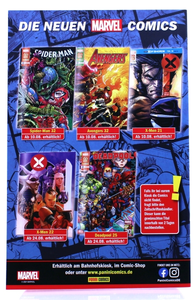 Avengers Comic Nr. 32: Die Macht des Phoenix Teil 4 von Panini